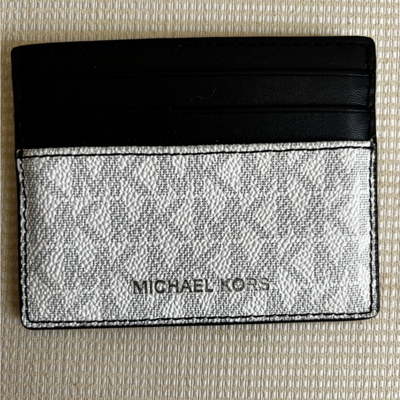 Michael Kors Two-Tone Card Holder - Picture 1 of 2